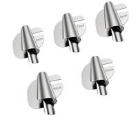 WGCHAIE 5 Piezas Prensatelas Maquina Coser, Ccesorios para Máquinas de Coser de Acero Inoxidable, Accesorios y Herramientas para Dobladillos, Prensatelas para el Hogar, (6-10 mm)