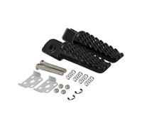 WGDYRP Estriberas traseras de aluminio para motocicletas deportivas con patrón de ondulación antideslizante y mecanismo de resorte, plegable D