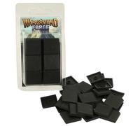 WGF - Peana cuadrada, rectangular, peanas para wargames cuadradas, rectangulares, pintura y modelismo, peanas para figuras, miniaturas rol, juegos de mesa wargame, juegos de miniatura (20, 25mm)