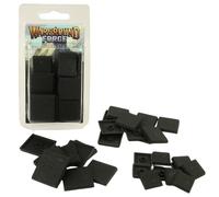 WGF - Peana cuadrada, rectangular, peanas para wargames cuadradas, rectangulares, pintura y modelismo, peanas para figuras, miniaturas rol, juegos de mesa wargame, juegos de miniatura (20,25,30mm)
