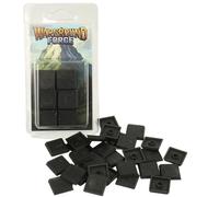 WGF - Peana cuadrada, rectangular, peanas para wargames cuadradas, rectangulares, pintura y modelismo, peanas para figuras, miniaturas rol, juegos de mesa wargame, juegos de miniatura (20, 20mm)