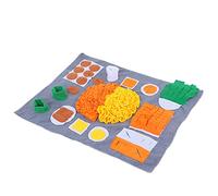 WGFOIP Almohadilla para Olfatear Mascotas, Alfombrilla de Alimentación Interactiva para Perros, Almohadilla para Olfatear para Entrenamiento de Olores Hecha de Franela, 31,5 X 24 Pulgadas para Todas