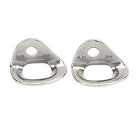 WGFOIP Anclajes Duraderos para Escalada en Roca, 2 uds., Perchas de Acero Inoxidable para Exploración de Cuevas y Rapel