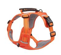 WGFOIP Arnés para Mascotas Correa Reflectante Ajustable para Caminar con Seguridad para Perros Uso Al Aire Libre Naranja 32-93 Cm (S)