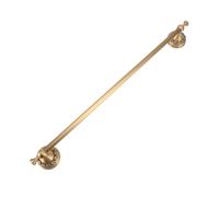 WGFOIP Barra de Toalla de Baño Antigua de Cobre, Barra de Soporte de Diseño Retro para el Hogar, Hotel, Resistente Colgador de Toallas Montado en la Pared para Varios Estilos de Decoración, (Soltero)