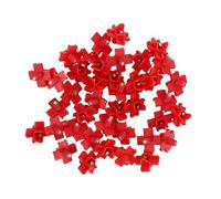 WGFOIP Bebedero Automático para Aves de Corral, Tetinas de Agua para Pollos, para Comederos de Cubo, Rojo+Material Seguro, 40 Unidades para Gallinero