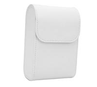 WGFOIP Bolsa de Transporte Protectora para Caja de Telémetro de Cuero PU con Cierre Magnético para Golfistas 93x145x53mm (Blanco)