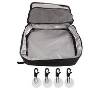 WGFOIP Bolsa Térmica Impermeable con Ventosas de Fuerte Adsorción para Remo y Surf, Color Negro, 15x13x3,5 Pulgadas