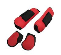 WGFOIP Bota Trasera para Tendón de Caballo, Tela Suave, Protección Duradera | Material de amortiguación de PU, ajuste antideslizante, ideal para cross country, resistencia a impactos