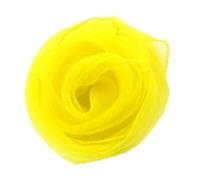 WGFOIP Bufanda de Juego para Niños, Bufanda de Baile de Malabares de Seda de Colores Brillantes para Actividades de Ritmo Musical, Ayuda Educativa (Amarilla)