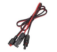 WGFOIP Cable Adaptador de Batería de Cobre Solar a 30A, Aislamiento de PVC Duradero, Carga de Alta Eficiencia para Bicicletas Eléctricas, 12AWG, 1,0 M