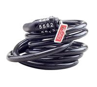 WGFOIP Cable de Candado de Bicicleta con Combinación de 4 Dígitos de Alta Seguridad, Solución Antirrobo Resistente para Bicicletas de Montaña, 8 X 1100 Mm