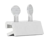 WGFOIP Cerraduras de Límite de Ventana Topes de Seguridad de Doble Orificio Bloques de Acero Inoxidable para una Mejor Ventilación Seguridad en el Hogar, 10 Topes de Puerta de Ventana Corrediza para