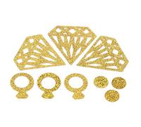 WGFOIP Confeti de Lentejuelas con Forma de Anillo de Diamante, Artesanía Exquisita, Perfecto para Decoración de Bodas y Fiestas de Compromiso, Bolsa de 30 G, Seguro para Niños