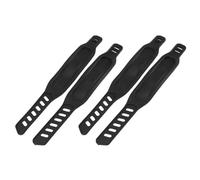 WGFOIP Correas Ajustables para Pedales de Bicicleta Estática para un Mejor Rendimiento en Gimnasios Domésticos, Material Ligero de PVC, 4 Correas, Ajuste Universal