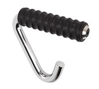 WGFOIP de Fitness Universal Envuelto en Goma para Gimnasio, Larga Vida útil y Tacto Cómodo para un Entrenamiento Físico Eficaz, Adecuado para el Hogar o el Gimnasio, Color Plateado