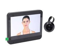 WGFOIP de Intercomunicación con Timbre con Vídeo Inalámbrico 1080P con Pantalla a Color de 4,3 Pulgadas para Monitoreo de Seguridad en el Hogar Adecuado para Uso en Interiores y Exteriores