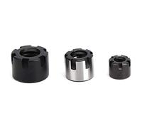 WGFOIP ER11M 16M 20M Sujeciones de Tuercas de Pinza Soportes de Abrazaderas 40 Accesorios CNC de Acero para Máquina de Grabado de Carpintería con Alta Eficiencia