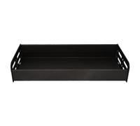WGFOIP Estantes Flotantes de Aluminio Espacial, Estante de Almacenamiento Decorativo Montado en la Pared Resistente para Cocina, Baño, Sala de Estar, Dormitorio, 60x13cm (Negra)