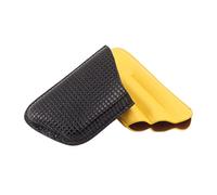 WGFOIP Humidificador Humectante Portátil de Cuero con Estuche para Puros para Hombres, Soporte para 3 Varillas para Viajar, Regalo Ideal para Novio, Padre, 7,1x3,7 Pulgadas