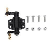 WGFOIP Kit de Montaje de Dirección RC de Aleación de Aluminio, Conjunto de Cojinete de Engranaje de Dirección de Primera Calidad para Camión Volquete 1/14, Textura Mejorada, Configuración Rápida
