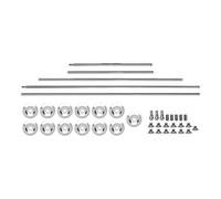 WGFOIP Kit de Reparación de Flauta, Juego de Herramientas de Mantenimiento de para Amantes de la Flauta DIY: 6 Rodillos, 13 Juntas, 13 Tornillos, 9 Tornillos de Conexión