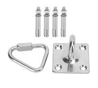 WGFOIP Kit de Soporte de Suspensión para Montaje en Hamaca, Acero Inoxidable Fácil de Instalar para Entrenamiento de Yoga y Sillas, Carga de 250kg