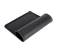 WGFOIP Mantel Individual de Silicona para Alimentación de Mascotas, Duradero, No Tóxico, a Prueba de Derrames, para Interiores y Exteriores, 30x48cm (Negra)