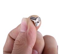 WGFOIP Marcadores Centrales de Pasador de Acero, Herramienta de Alineación Precisa de Espiga para Carpintería, 6mm, 8mm, 10mm, 13mm, 8 Uds. (Sólida)