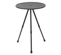 WGFOIP Mesa Redonda Plegable Portátil para Acampar, Mesa Elevable de Aleación de Aluminio Resistente para Actividades Al Aire, Adecuada para Vehículos Recreativos Autónomos (Negro Mate)