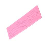 WGFOIP Molde de Pastel de Silicona con Encaje de Notas Musicales Múltiples para Decoración de Bodas y Fiestas, Material 100% de Calidad Alimentaria Flexible y Fácil de Limpiar