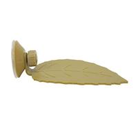 WGFOIP Plataforma para Tomar el Sol en Forma de Hoja con Ventosa, Ideal para Tortugas y Ranas, Hecha de Plástico No Tóxico (Tamaño pequeño)