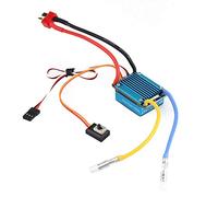 WGFOIP Potente ESC Cepillado de 160 A con BEC, Resistente Al Agua y Al Polvo para Automóviles RC 1/12, Configuración Simple de Parámetros ESC, Use el ESC para Automóviles RC Más Grandes