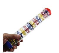 WGFOIP Rainmaker Rain Stick Shaker Juguete Educativo para Niños Desarrollo Musical Tubo de Sonajero de Plástico 1 Unidad (3 Sección)