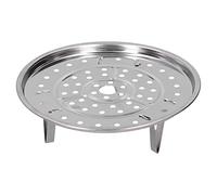 WGFOIP Rejilla para Cocinar Al de Acero Inoxidable, Diseño de Trípode Antiadherente para Cocinar, Acero Inoxidable 304, 5 "de Altura, 1 Paquete (100533 tamaño grande 23,5 CM)