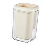 WGFOIP Soporte para Palillos, Organizador de Cubiertos de Drenaje Elegante Estilo Crema para Tenedor, Cuchara, Carrito de Herramientas de Cocina para Uso Doméstico, Material Plástico