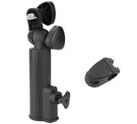 WGFOIP Soporte para Paraguas de Golf, Soporte Ajustable para Carrito de | Compatibilidad con Manillar de 19 Mm, Ajuste Ajustable para la Mayoría de los Carros, Construcción de Nailon, Refugio