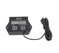 WGFOIP Tacómetro Digital Pantalla LCD Eficiente Medidor de Velocidad de Pulso Inductivo para Motosierras, Motocicletas, Material ABS