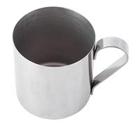 WGFOIP Taza de Cerveza de Acero Inoxidable de 400ml, Elegante Bebida para café y Cóctel para Bar en Casa, Material No Tóxico 304 (Plata)