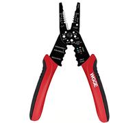 WGGE WG-015 profesional pelacables de 8 pulgadas, herramienta de crimpado de alambre, cortador de alambre, crimpadora de cables, pelacables, herramientas de cableado y herramienta manual multifunción.