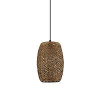 WgGUIF Chinese Rattan Art Pendant Lamp,Personality Rattan Weaving Drop Light,Creative Wicker Hanging Lamp,Woven Craft Pendant Lights,E27 Grass Weave Chandelier, for Kitchen Island Dining Room Liv