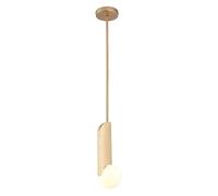 WgGUIF Modern Brief Pendant Lights Golden Metal Hanging Lights Circular Lampshade Ceiling Lamp G9 Base Rope Adjustable Chandelier Pendant Lighting Fixture Bed Room Bedside Kitchen Island