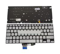 WGGYGMD Teclados retroiluminados para portátiles ASUS X430, S430, A430, X430UA, X430U, Canadá, Francia, China, Reino Unido, GB, Plateado, ASM18C8(UK Silver)