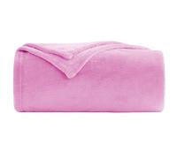 WGLF SUN Manta Franela 60 x 240 cm Extra Suave Cálido Manta Pelo Largo Suave Acogedoras para Navidad, Cumpleaños, Hogar, Sofá O Cama, Rosa