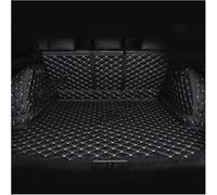 WGNGVFEN Coche Alfombrillas Maletero para Renault Captur 2014-2018, Cuero Alfombras Maletero Cobertura Completa Trasera Bandeja Impermeable Accesorios Interior,A/Black Beige