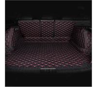 WGNGVFEN Coche Alfombrillas Maletero para VW Golf 2009-2013, Cuero Alfombras Maletero Cobertura Completa Trasera Bandeja Impermeable Accesorios Interior,C/Black Red