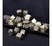 WGPHD meditación en casa 30-50 g/Paquete de calcopirita Natural Cubo de pirita Cuarzo Cristal Piedra Roca espécimen Mineral Reiki curación Mineral Crudo decoración de la habitación