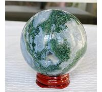 WGPHD meditación en casa Bola de ágata de Planta de Agua Natural, Mineral de Cuarzo de Cristal, decoración for el hogar y la Oficina, Regalo, Adornos curativos de Reiki Mineral (Size : 5-10mm)