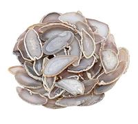 WGPHD meditación en casa Pequeña agada Gris Natural Crystal Geode Agate Agate Crystal Coaster Agate Agata Agata Slices (Size : 1pcs)