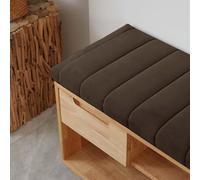WGQR Cojin para Banco 100x40 120x40 140x40 80x40 150x50 CojíN De Asiento De ExtraíBle, CojíN De De JardíN para Interior Y Exterior, AlféIzar De Ventana Sofá,Caramel,150x35x4cm